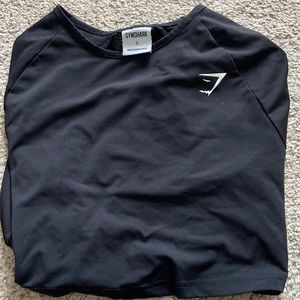 gymshark long sleeve crop top